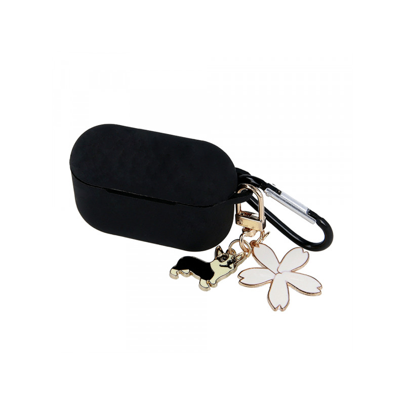 Bezvadu austiņu apvalks Apple Silicone case Black