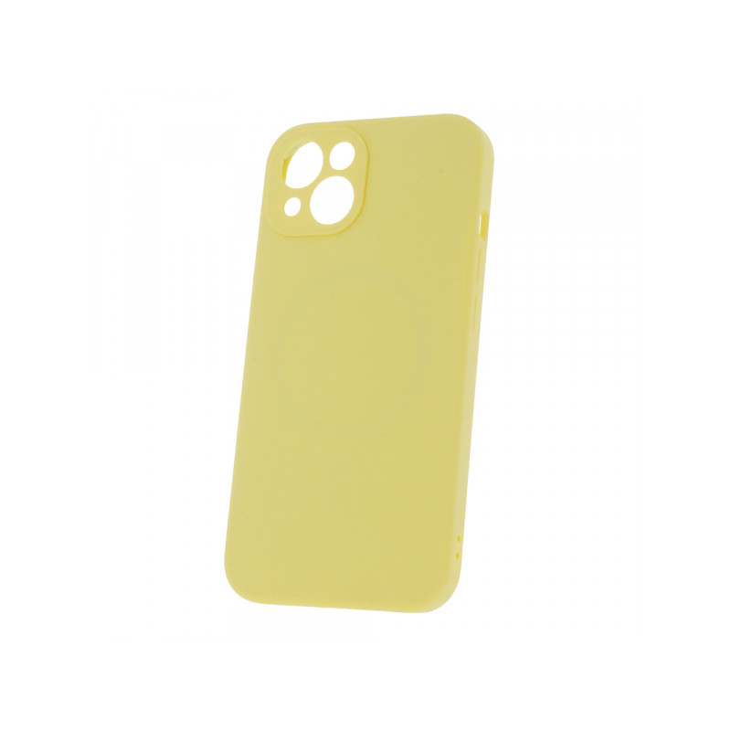 Viedtālruņa aizmugurējais vāciņš Apple iPhone 14 Plus Mag Invisible Yellow