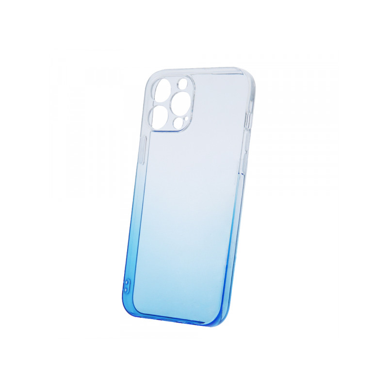 Viedtālruņa aizmugurējais vāciņš Apple Iphone 15 Gradient 2mm Blue, Transparent