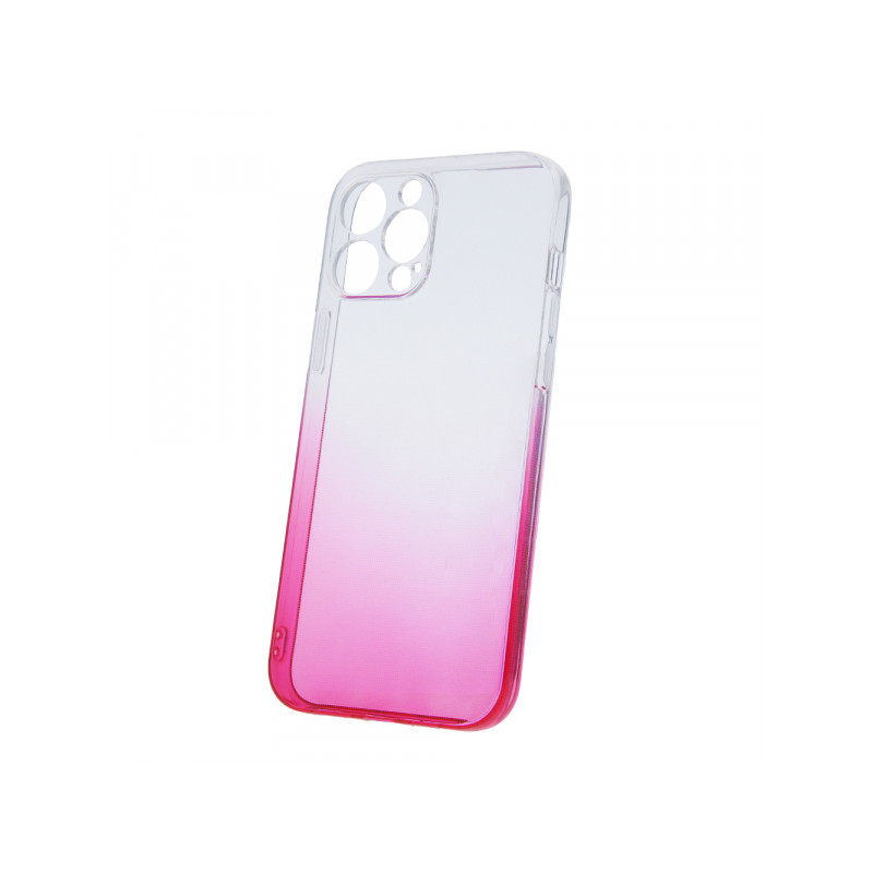 Viedtālruņa aizmugurējais vāciņš Apple Iphone 15 Plus Gradient 2mm Pink, Transparent