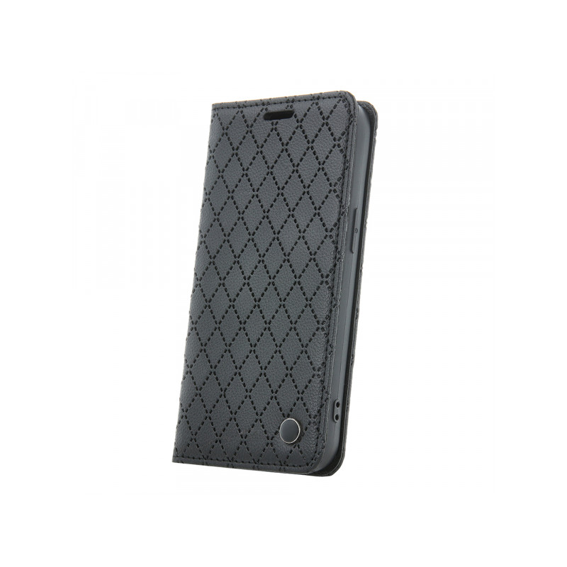 Viedtālruņa atveramais maciņš Samsung Galaxy A14 5G Smart Caro Black