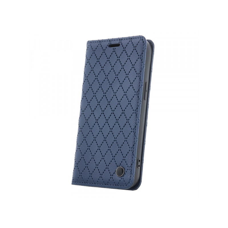 Viedtālruņa atveramais maciņš Samsung Galaxy A14 5G Smart Caro Navy