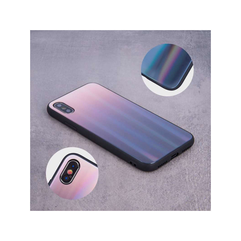 Viedtālruņa aizmugurējais vāciņš Apple iPhone 7 Plus / 8 Plus Aurora Black, Brown