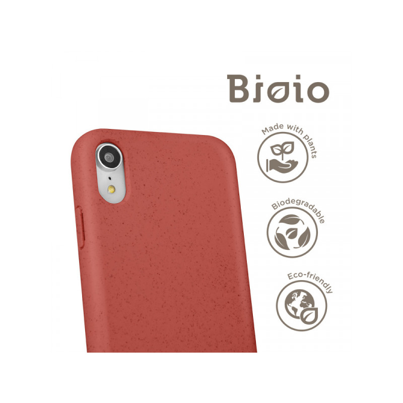 Viedtālruņa aizmugurējais vāciņš Apple iPhone XS Max Bioio Red