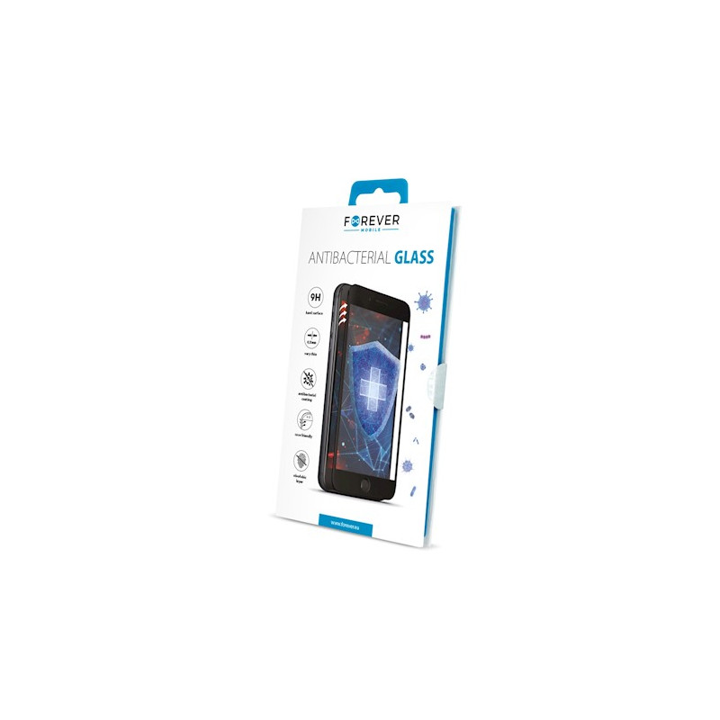 Viedtālruņa aizsargstikls Apple iPhone 12 Pro Antibacterial Glass Black