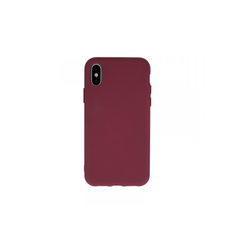 Viedtālruņa aizmugurējais vāciņš Samsung Galaxy A42 5G Silicon Burgundy