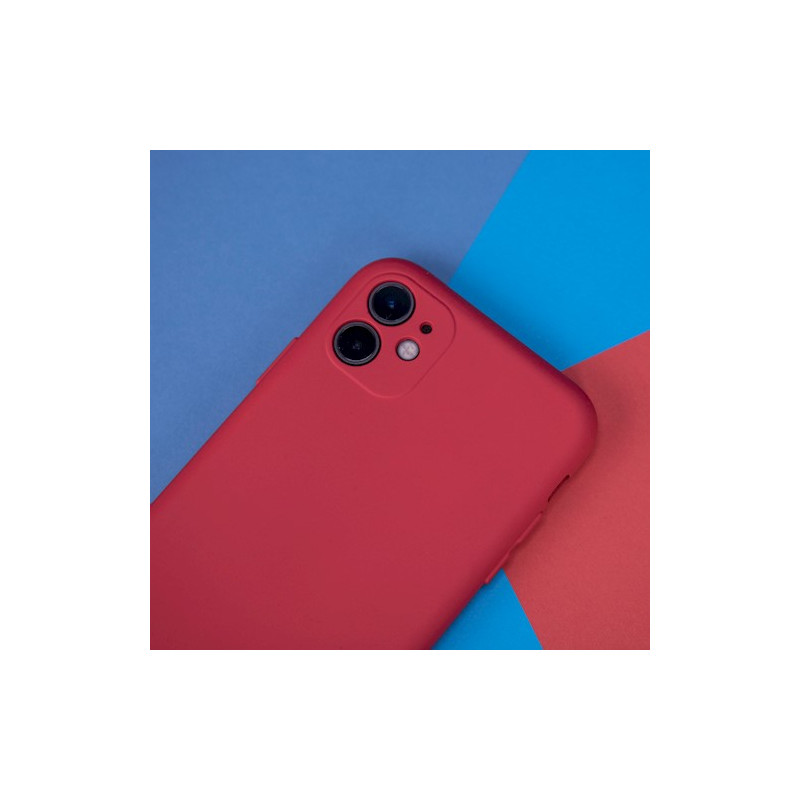 Viedtālruņa aizmugurējais vāciņš Samsung Galaxy A02S Silicon Red