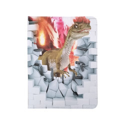 Planšetdatora universālais maciņš Dinosaur Mixed, With Design