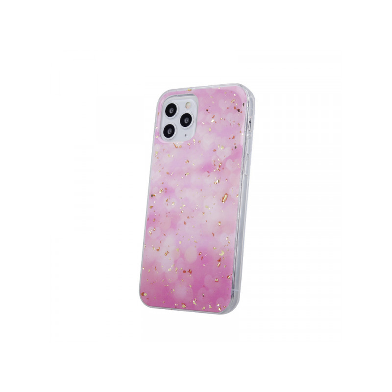 Viedtālruņa aizmugurējais vāciņš Samsung Galaxy A33 5G Gold Glam Pink, With Design