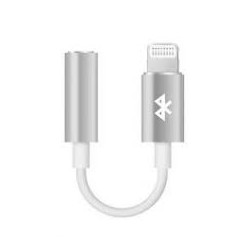 Audio kabeļa pārveidotājs Adapter 11cm 3,5mm to Lightning White