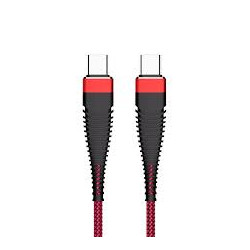 Kabelis Armor Type-C to Type-C Red