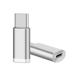 Kabeļa pārveidotājs Adapter Micro USB to Type-C Silver