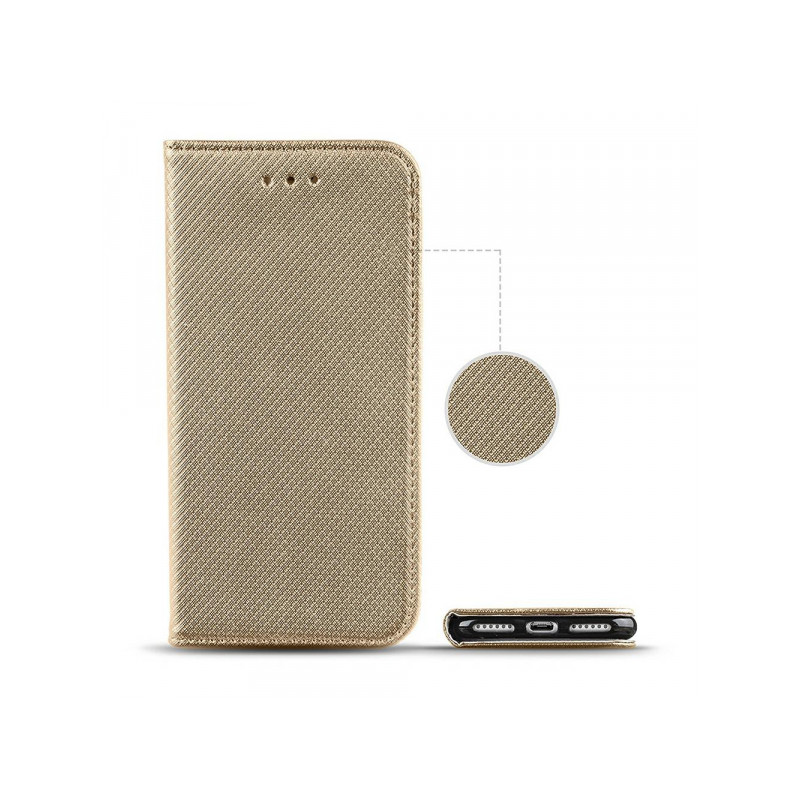 Viedtālruņa atveramais maciņš Xiaomi Redmi Note 9T Smart Magnet Gold