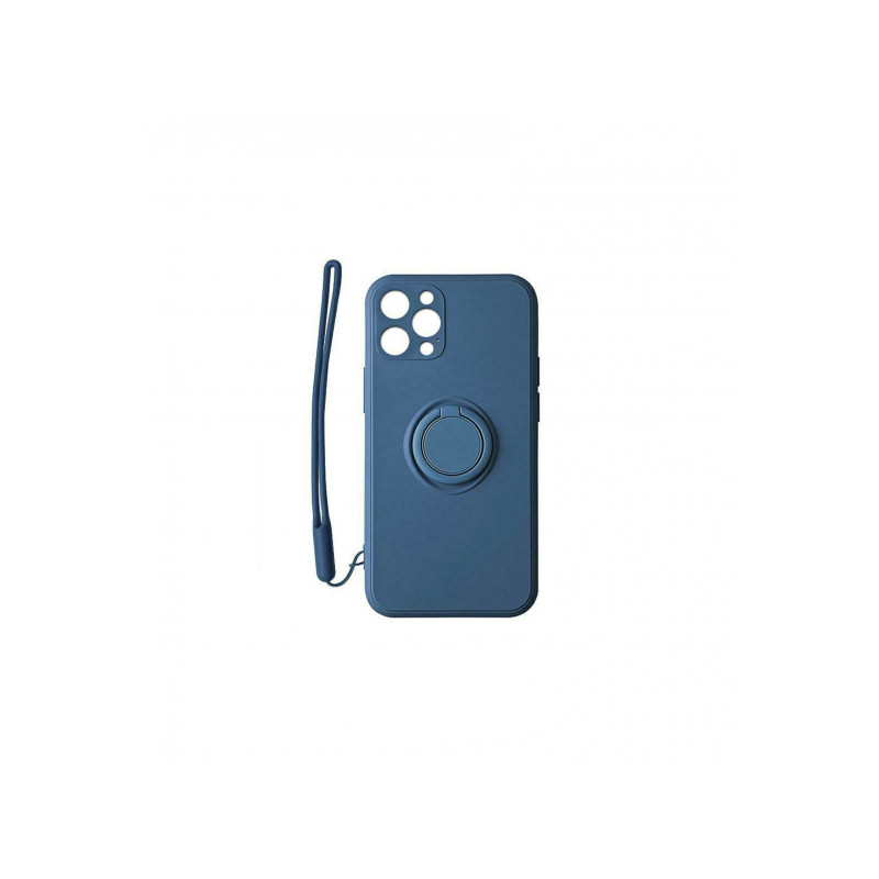 Viedtālruņa aizmugurējais vāciņš Apple iPhone 13 Mini Pastel Ring Dark Blue