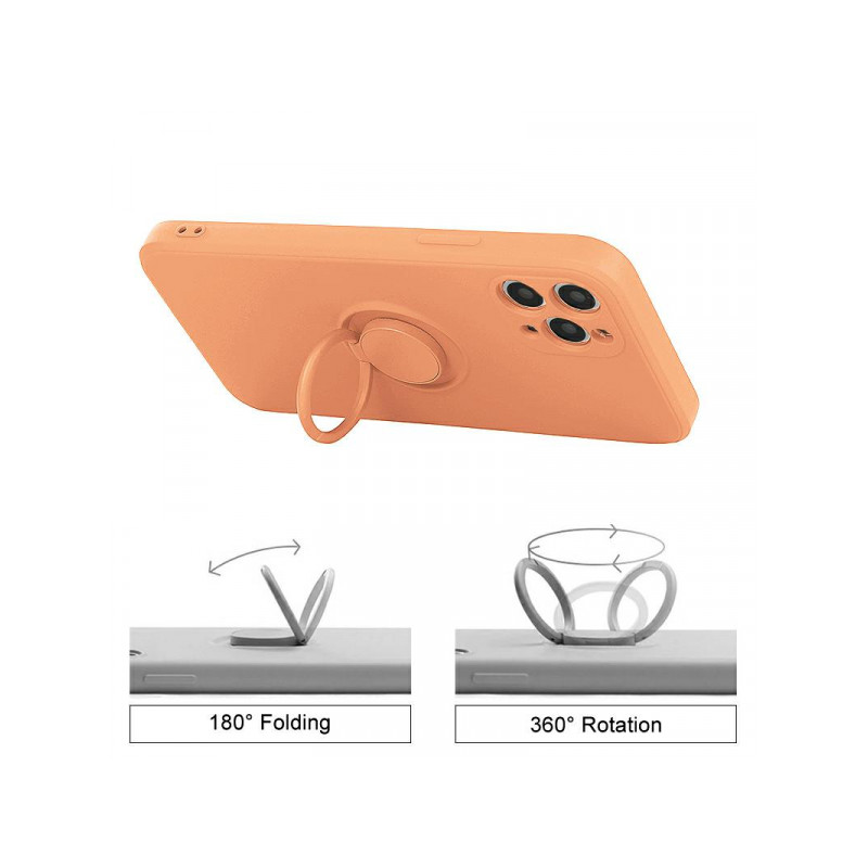 Viedtālruņa aizmugurējais vāciņš Apple iPhone 13 Pro Pastel Ring Orange