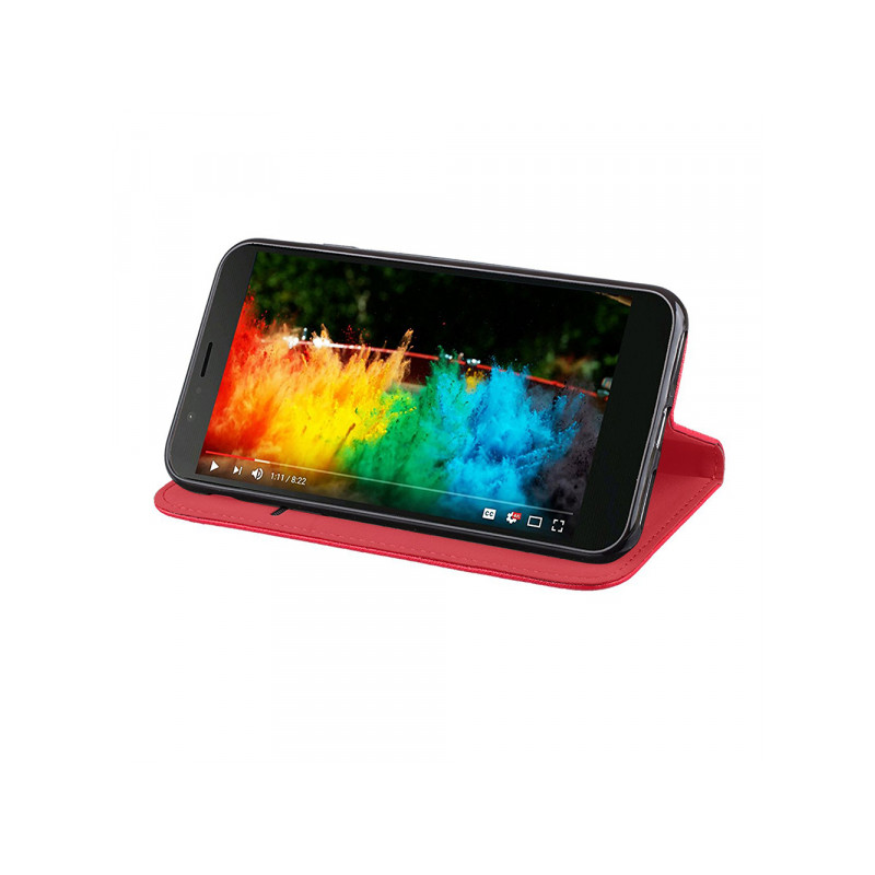 Viedtālruņa atveramais maciņš Xiaomi Mi 11 Smart Magnet Red