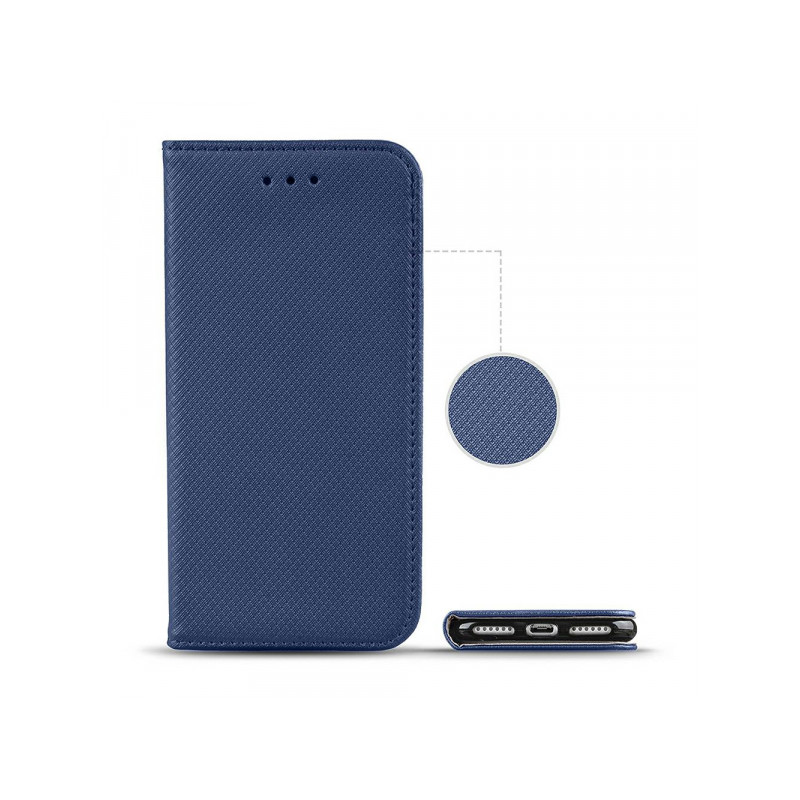 Viedtālruņa atveramais maciņš Apple iPhone 12 Pro Max Smart Magnet Dark Blue