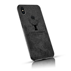 Viedtālruņa aizmugurējais vāciņš Apple iPhone XS Max Deer Case Black, With Design