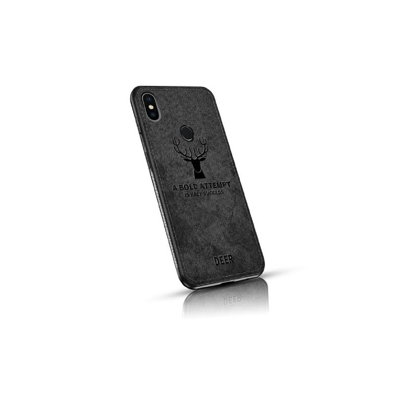 Viedtālruņa aizmugurējais vāciņš Apple iPhone XS Max Deer Case Black, With Design