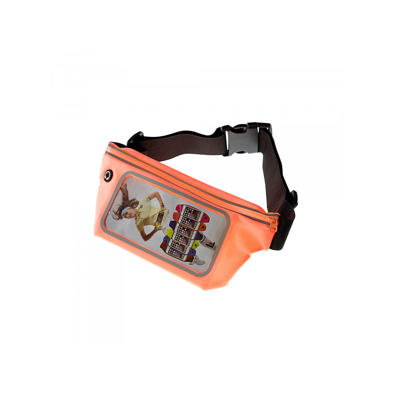 Viedtālruņa sporta maciņš Belt Running Cover Orange