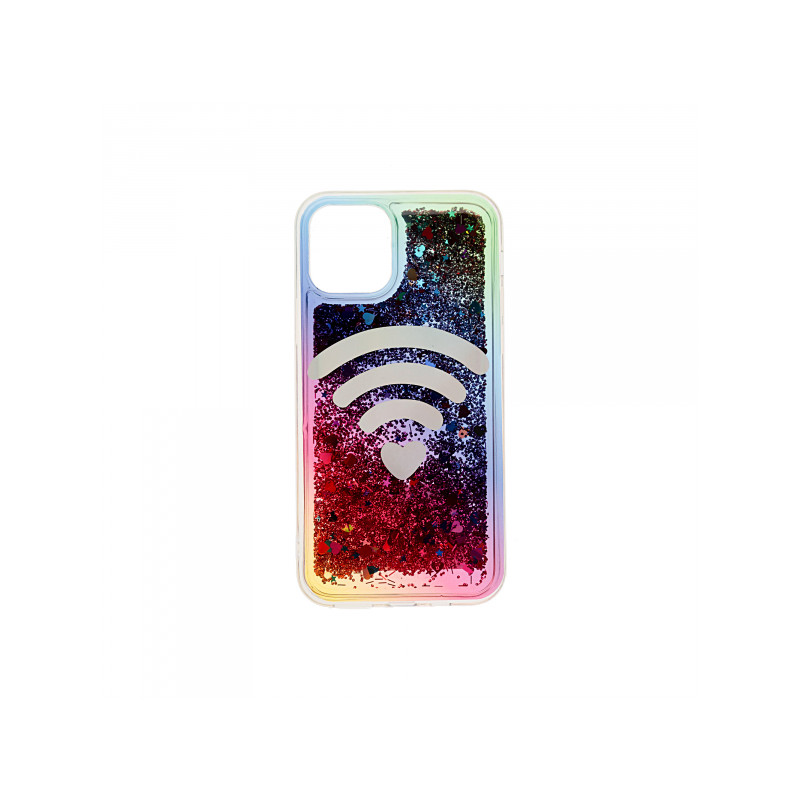 Viedtālruņa aizmugurējais vāciņš Apple iPhone 11 Pro Glitter No3 Mixed, With Design