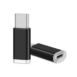 Kabeļa pārveidotājs Adapter Micro USB to Type-C Black