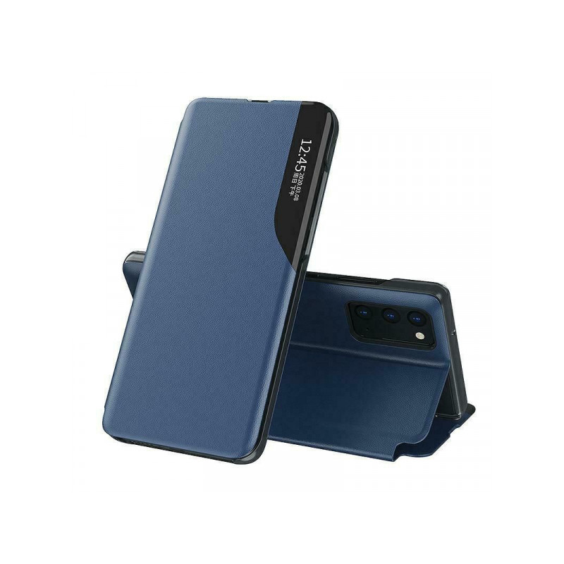 Viedtālruņa atveramais maciņš Samsung Galaxy S21 Smart Flip Dark Blue