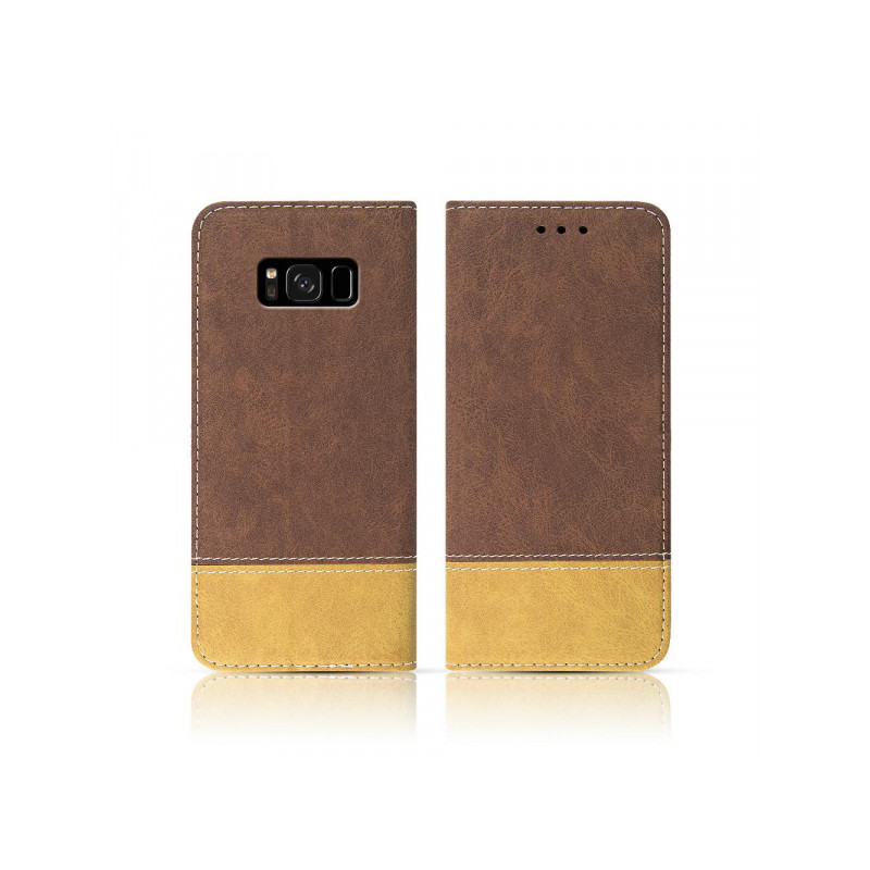 Viedtālruņa atveramais maciņš Xiaomi Mi 10T / 10T Pro Suede Brown