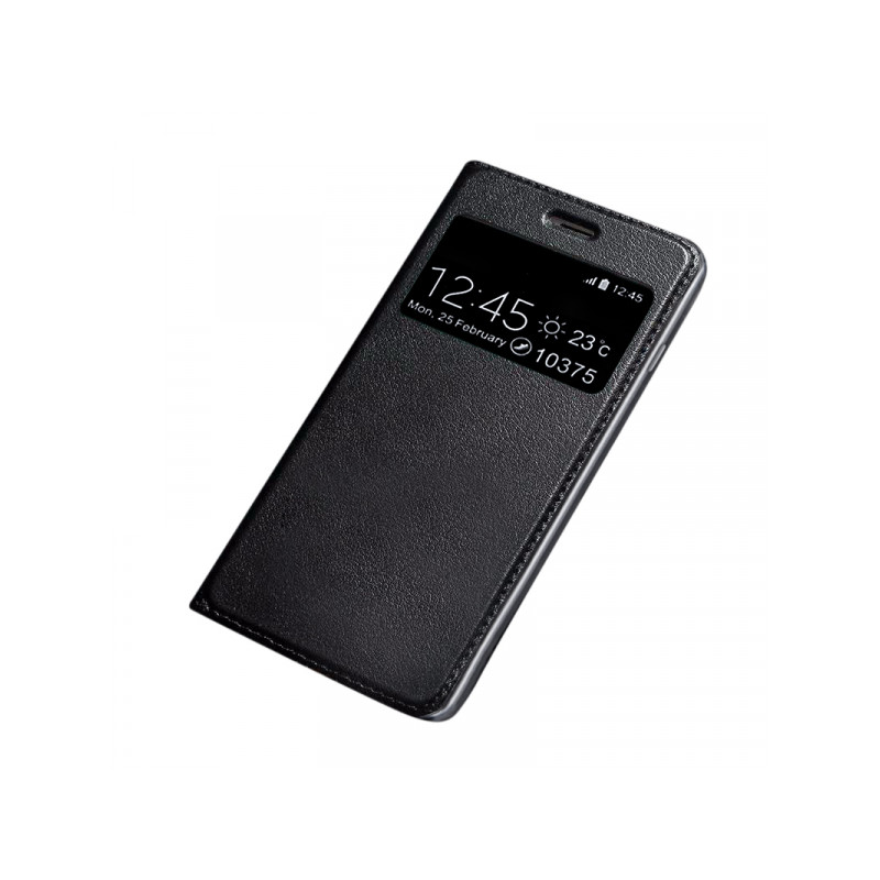 Viedtālruņa atveramais maciņš Apple iPhone XS Max Smart Look Black