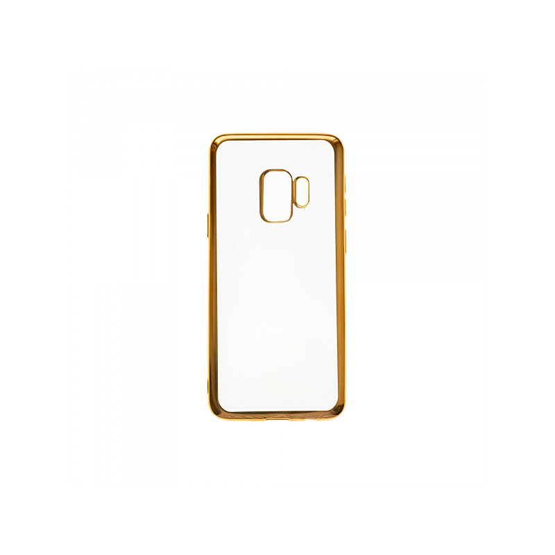 Viedtālruņa aizmugurējais vāciņš Samsung Galaxy S9 Electro Jelly Gold, Transparent