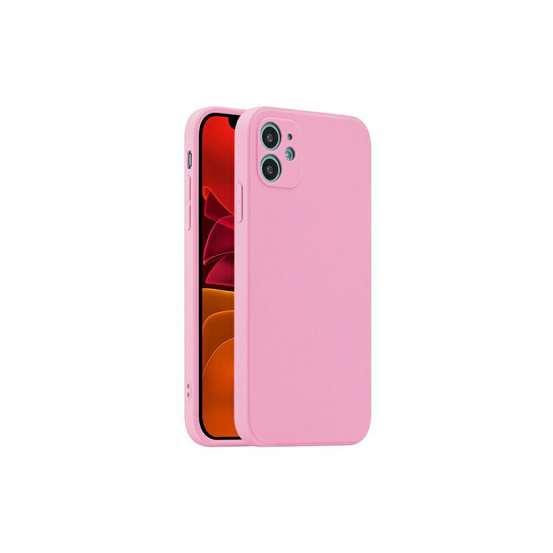 Viedtālruņa aizmugurējais vāciņš Samsung Galaxy A12 Fosca Pink