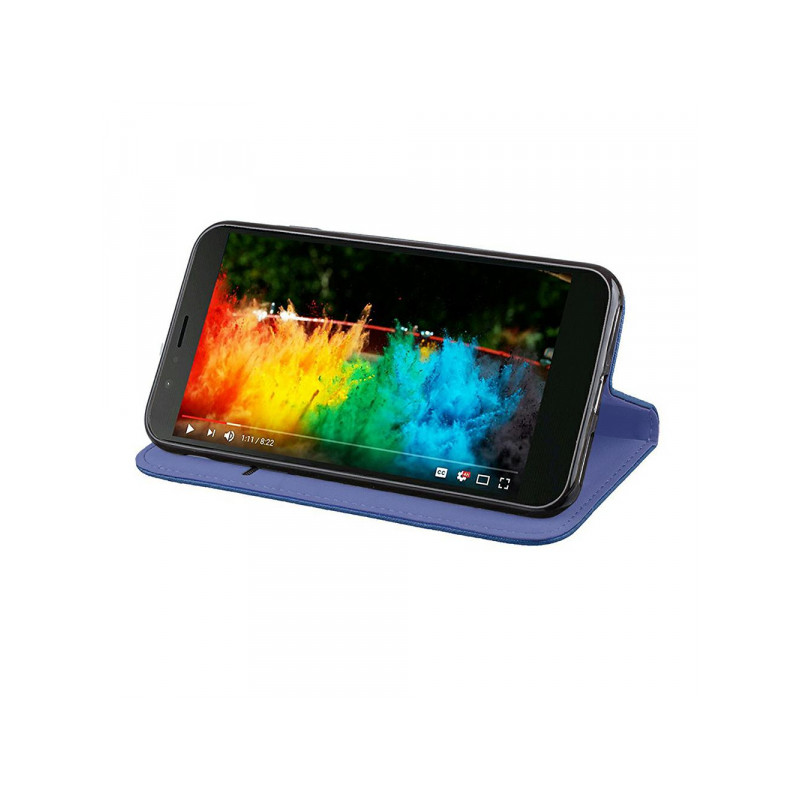 Viedtālruņa atveramais maciņš Samsung Galaxy A22 Smart Magnet Dark Blue
