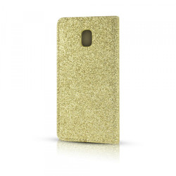 Viedtālruņa atveramais maciņš Samsung Galaxy S10 Brokat Gold