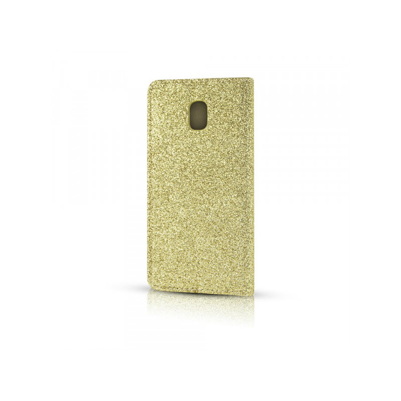Viedtālruņa atveramais maciņš Samsung Galaxy S10 Brokat Gold