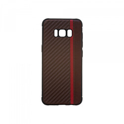 Viedtālruņa aizmugurējais vāciņš Samsung Galaxy S8 Mulsae Carbon Brown, With Design