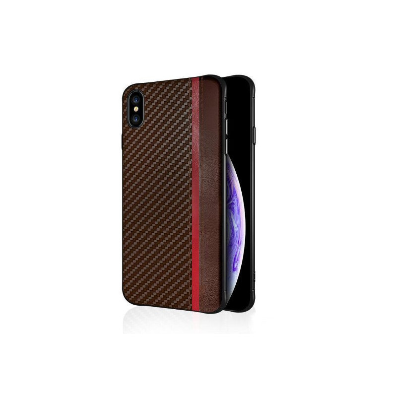 Viedtālruņa aizmugurējais vāciņš Samsung Galaxy S9 Mulsae Carbon Brown, With Design
