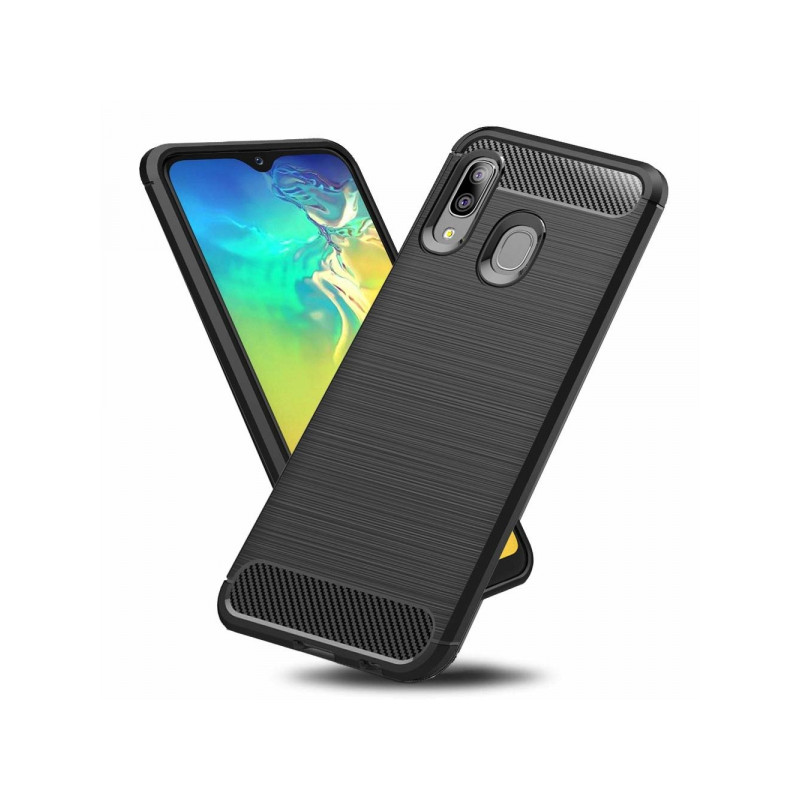 Viedtālruņa aizmugurējais vāciņš Samsung Galaxy A20E Carbon Black