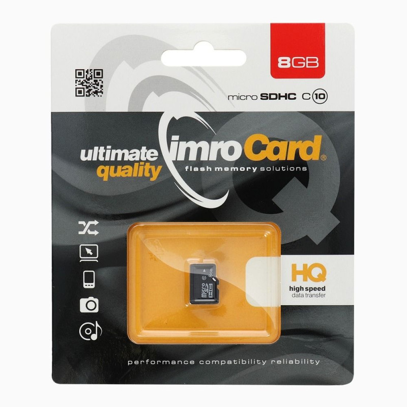 Ārējā atmiņa 8GB microSDHC cl. 10