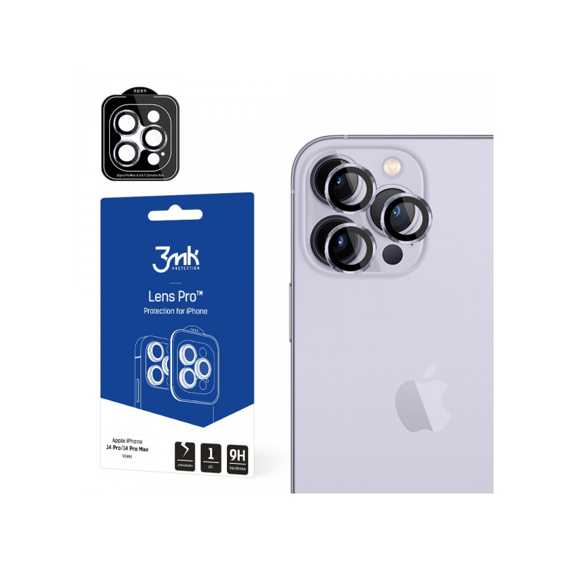 Viedtālruņa kameras aizsargstikls Apple iPhone 13 Pro Max Lens Pro Blue