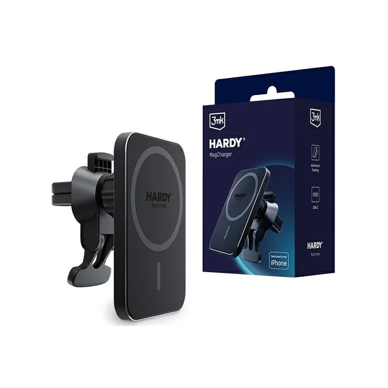 Viedtālruņa turētājs automašīnai MagCharger Black