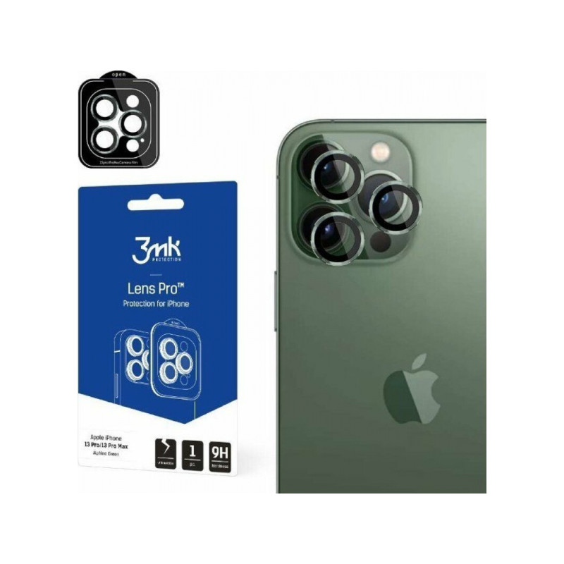 Viedtālruņa kameras aizsargstikls Apple Iphone 15 Lens Pro Green