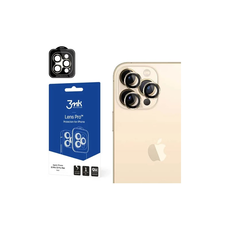Viedtālruņa kameras aizsargstikls Apple iPhone 15 Pro Max Lens Pro Dark Gold