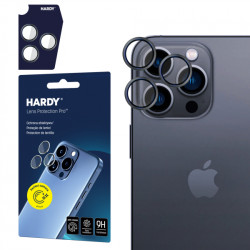 Viedtālruņa kameras aizsargstikls Apple iPhone 15 Pro Hardy Lens Black