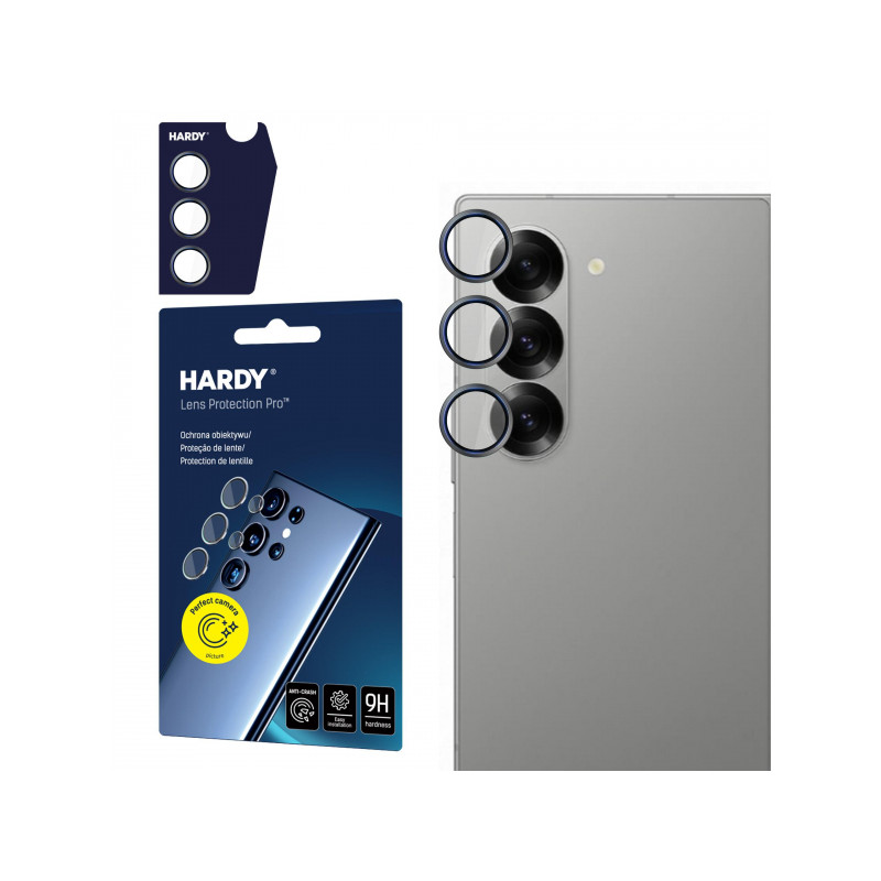 Viedtālruņa kameras aizsargstikls Samsung Galaxy Z Fold 6 Hardy Lens Black