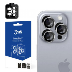 Viedtālruņa kameras aizsargstikls Apple iPhone 16 Pro Max Lens Pro Silver