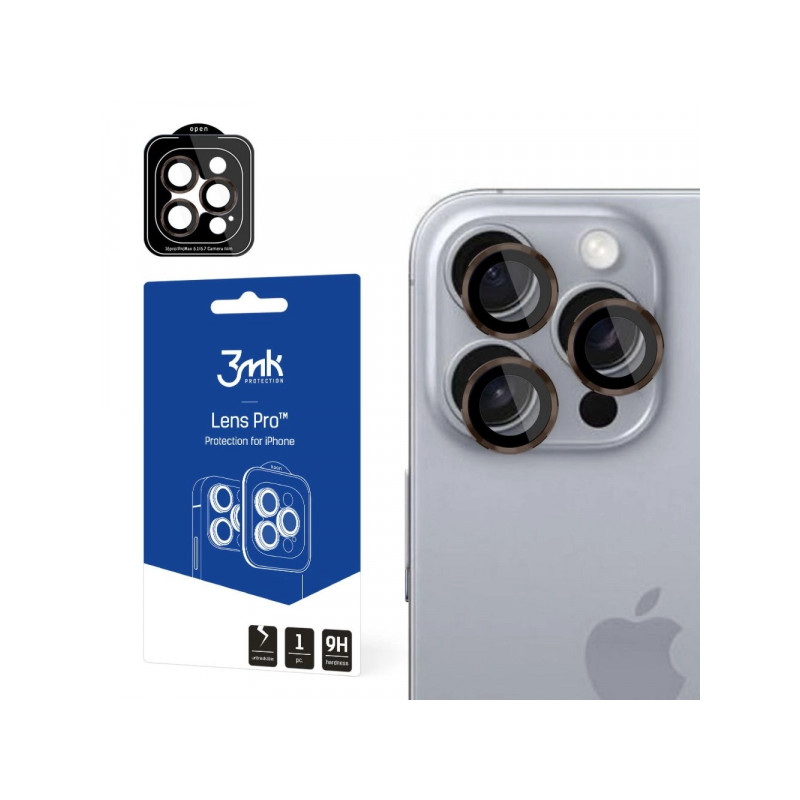 Viedtālruņa kameras aizsargstikls Apple iPhone 16 Pro Max Lens Pro Brown