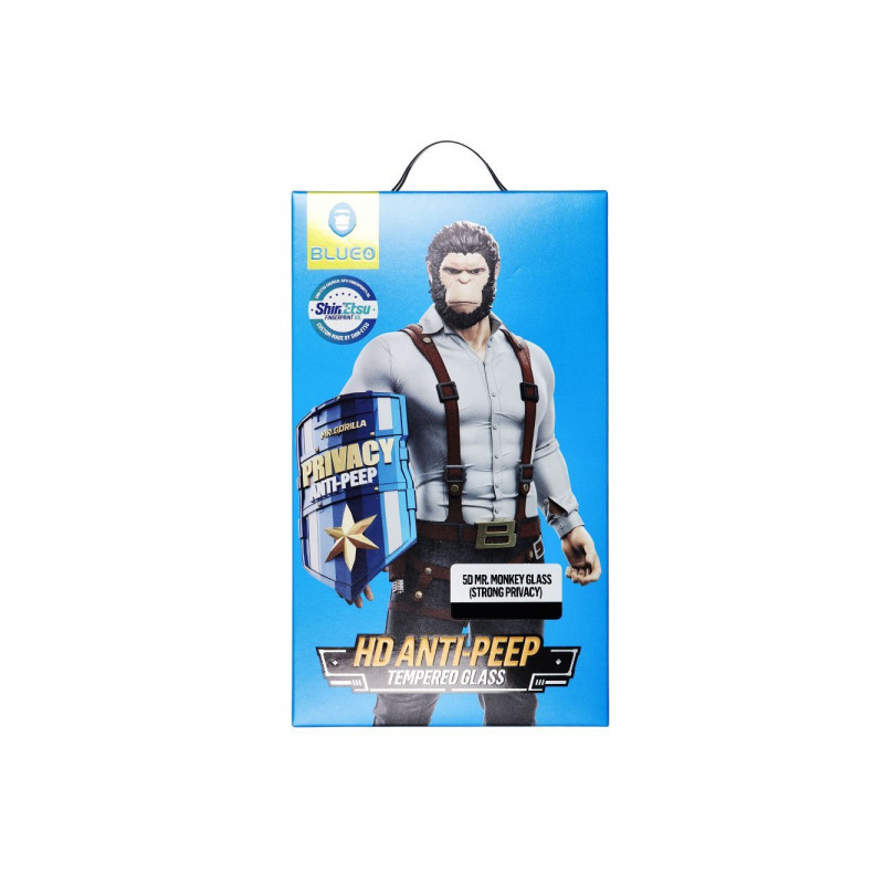 Viedtālruņa aizsargstikls Apple iPhone X/XS Mr. Monkey Glass Strong Privacy