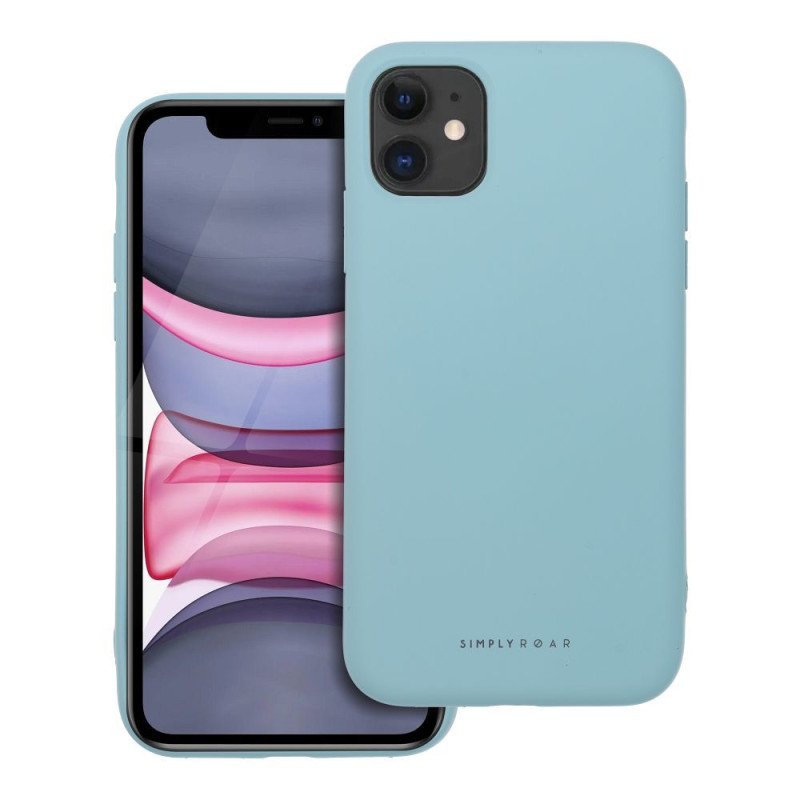 Viedtālruņa aizmugurējais vāciņš Apple iPhone 11 Roar Space Case Light Blue
