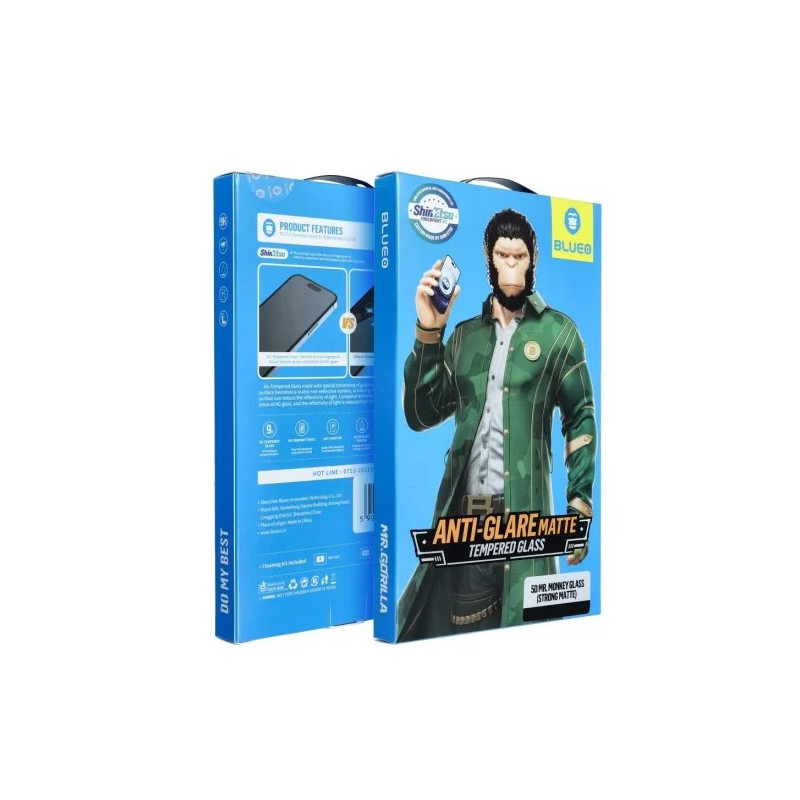 Viedtālruņa aizsargstikls Apple iPhone 14 Plus Mr. Monkey Glass Strong Matte