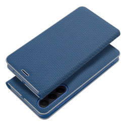 Viedtālruņa atveramais maciņš Samsung Galaxy S22 Ultra Luna Book Blue
